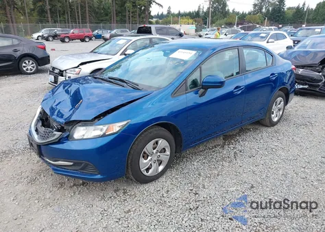 2015 Honda Civic Lx из США, поврежденный, VIN 2HGFB2F56FH525914